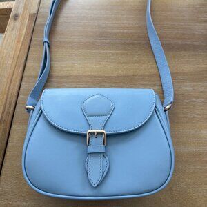 Banana Republic Leather Crossbody Saddle Bag